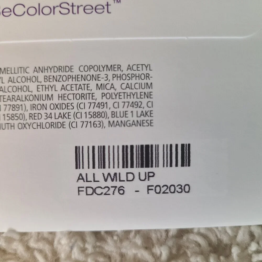 Color Street All Wild Up 100% Real Nail Polish Strips